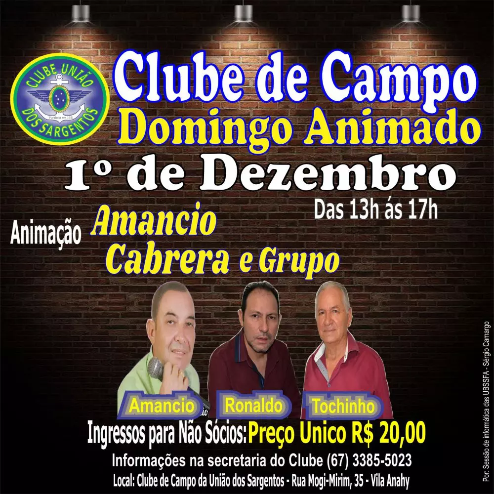 Domingo Animado no Clube de Campo 01/12/2024